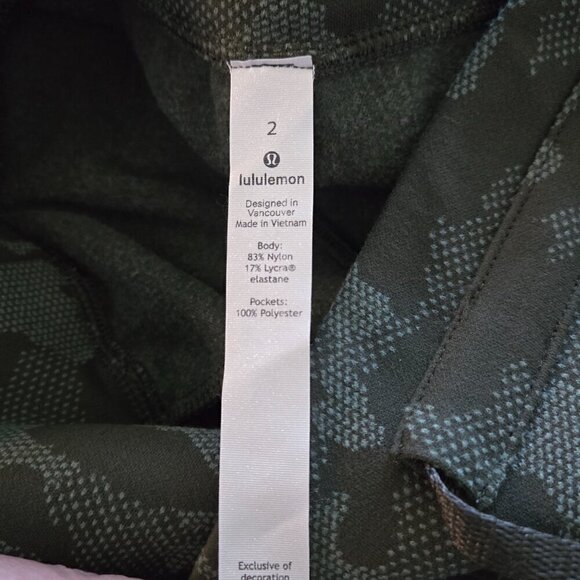 Lululemon Ready to Rulu Jogger 29" - 2 Heritage Camo Dark Olive Green Twill - Picture 6 of 8
